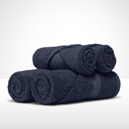 ręcznik kąpielowy bawełniany 50x100 cm navy
