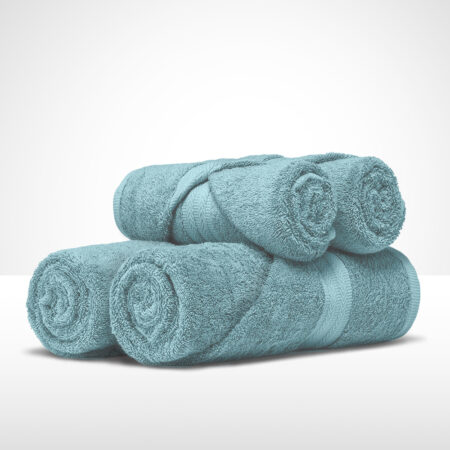 ręcznik kąpielowy bawełniany 50x100 cm turkusowy