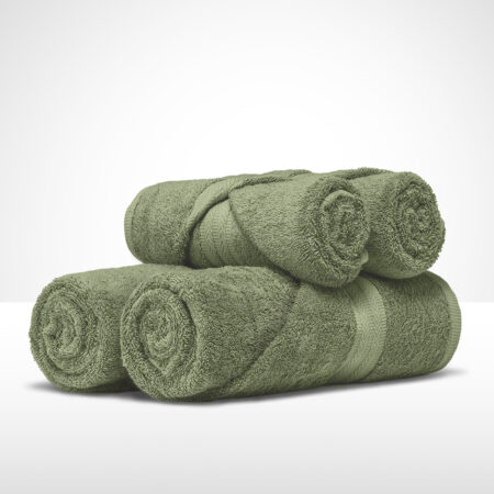 ręcznik kąpielowy bawełniany 50x100 cm zielony