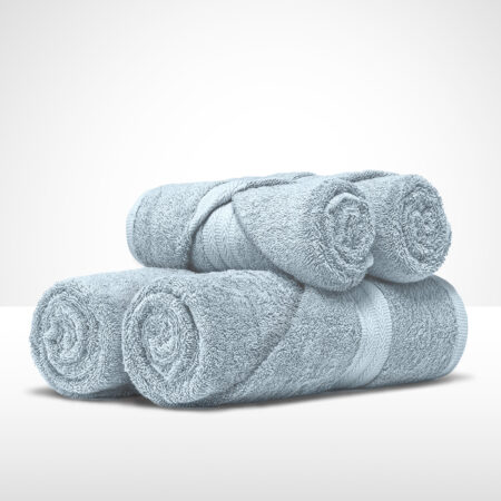 ręcznik kąpielowy bawełniany 70x140 cm jasnoniebieski