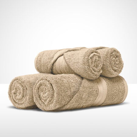 ręcznik kąpielowy bawełniany 70x140 cm piaskowy