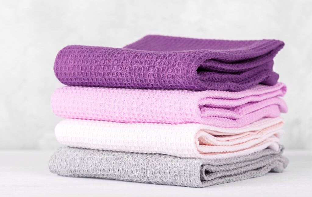 Ręczniki - kompozycja kolorów