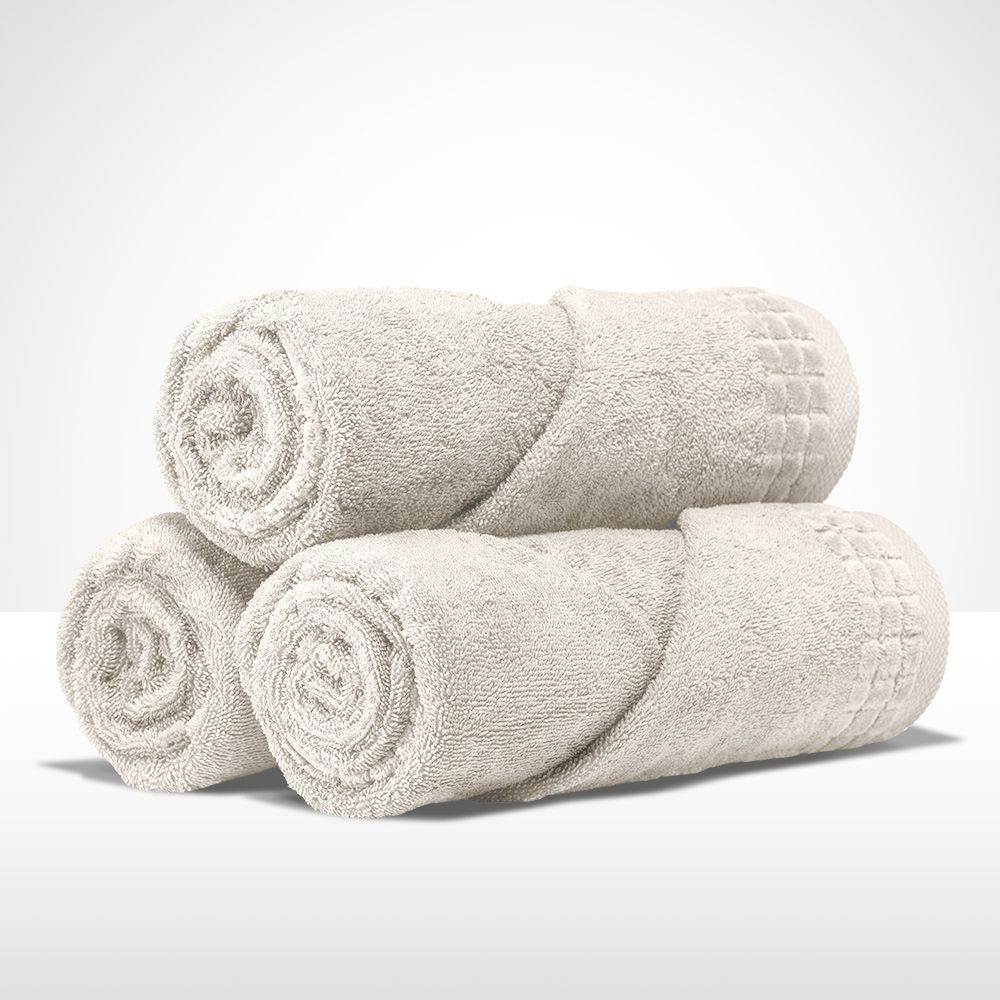 Ręczniki bawełniane ecru