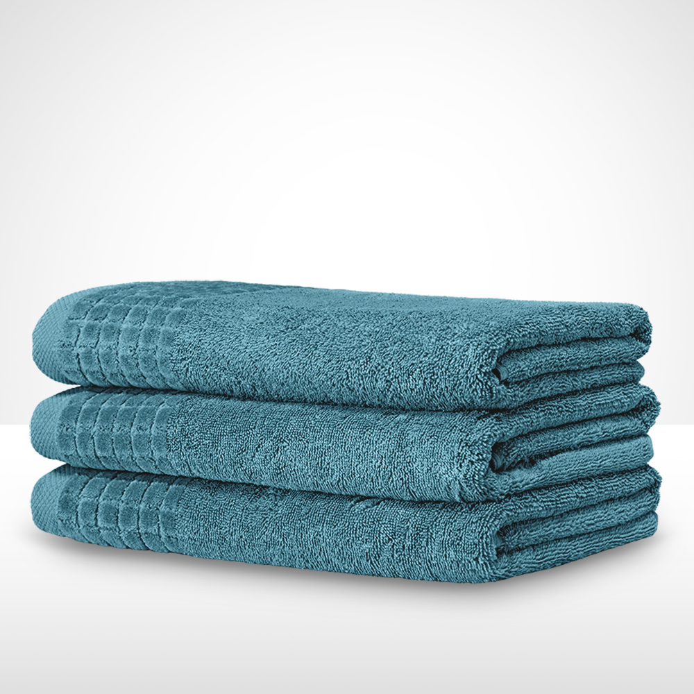 recznik-50x100-kapielowy-larisa-500g-turkusowy-kompozycja Ręcznik bawełniany turkusowy kompozycja 3szt