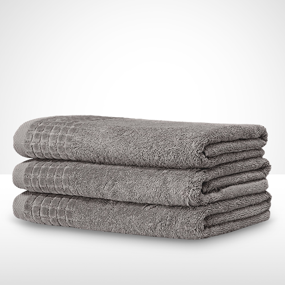 recznik-70x140-kapielowy-larisa-500g-stalowy-kompozycja Ręcznik bawełniany stalowy kompozycja 3szt