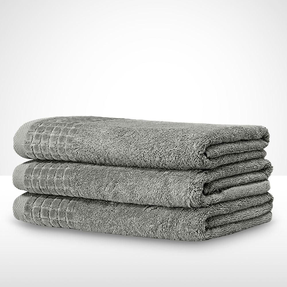 recznik-70x140-kapielowy-larisa-500g-szary-kompozycja Ręcznik bawełniany szary kompozycja 3szt