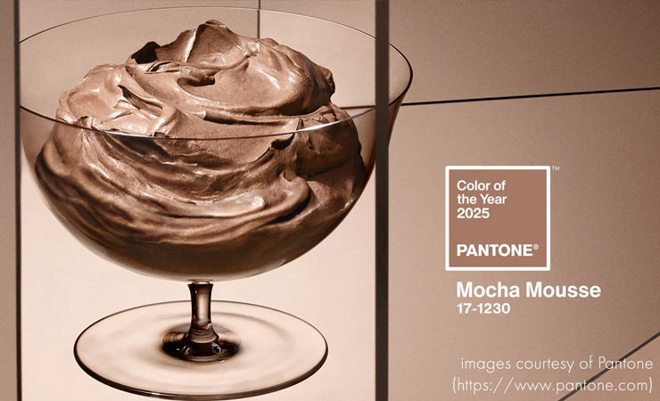 Mocha Mousse - kolor Roku Pantone 2025